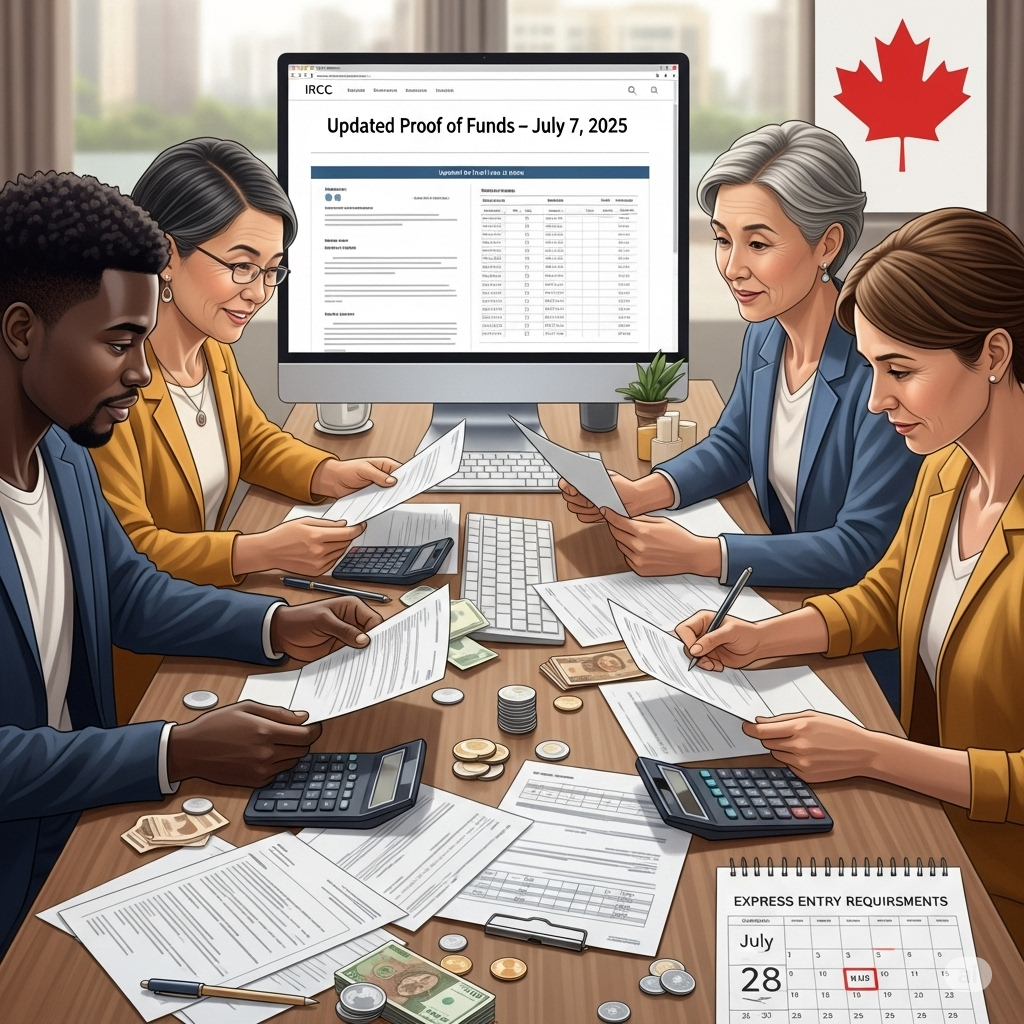 IRCC updated proof of funds requirements for certain Express Entry applicants