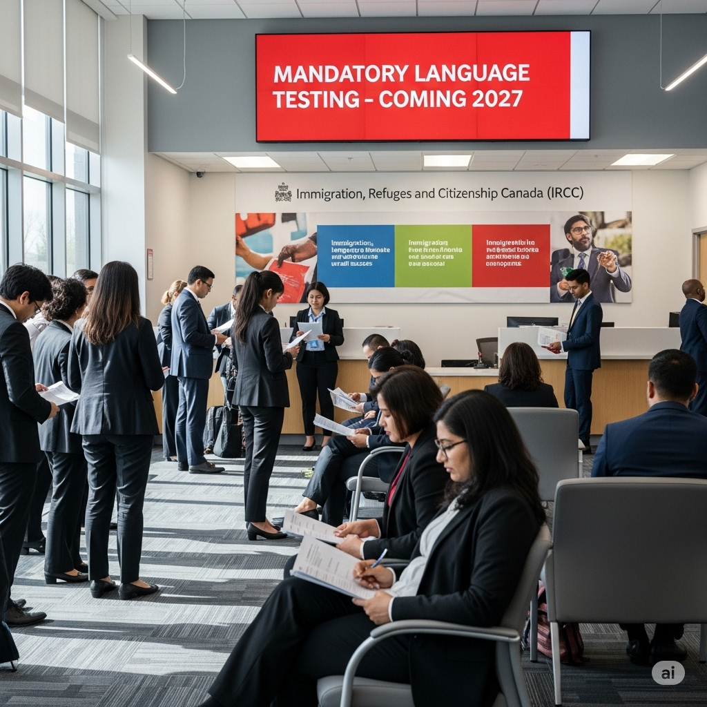IRCC plans mandatory language testing for key International Mobility Program work permits by 2027